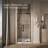Statement76" H Pivot Shower Door With 5/16"-Thick Glass-115312545