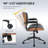 Upholstered Swivel  Office Chair-1159014972-1147641298