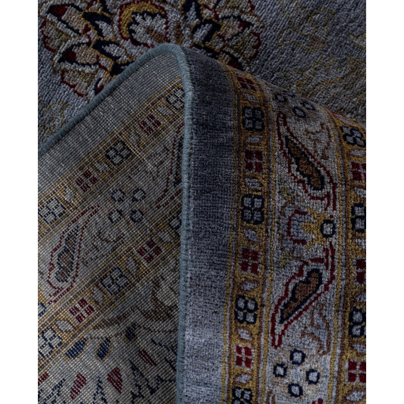 Overdyed One-of-a-Kind 9' 1" X 12' 1" Hand Knotted Area Rug