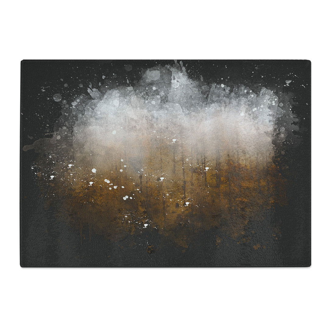 Tempered Glass Lappach Forest in Italy Chopping Board