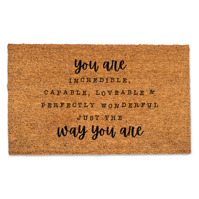 Just the Way You Are Door Mat