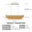 Luminaire suspendu en fer 12