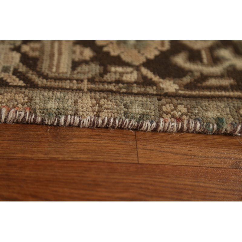 Tapis géométrique rétro 7 x 9