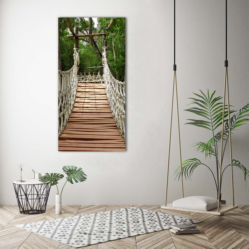 Rope Bridge - Wrapped Canvas Print