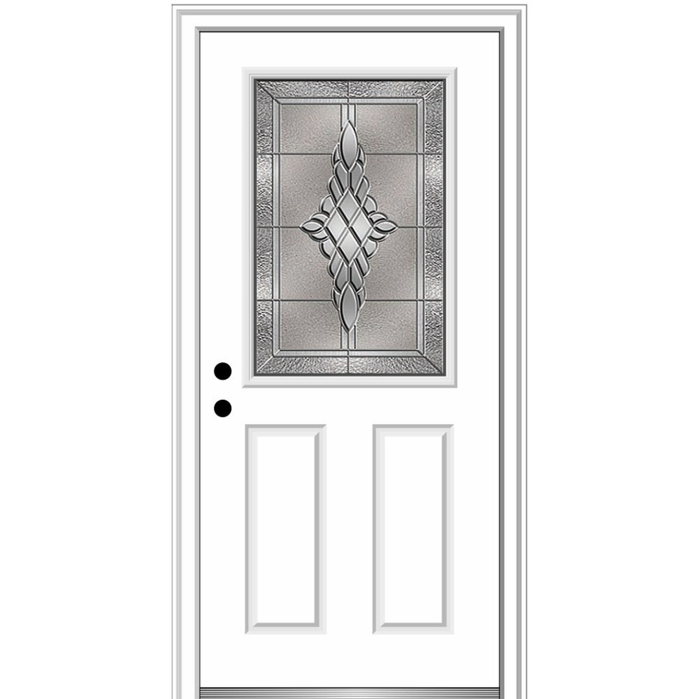 Grace 80'' Fiberglass Front Entry Doors MMI DOOR Door 