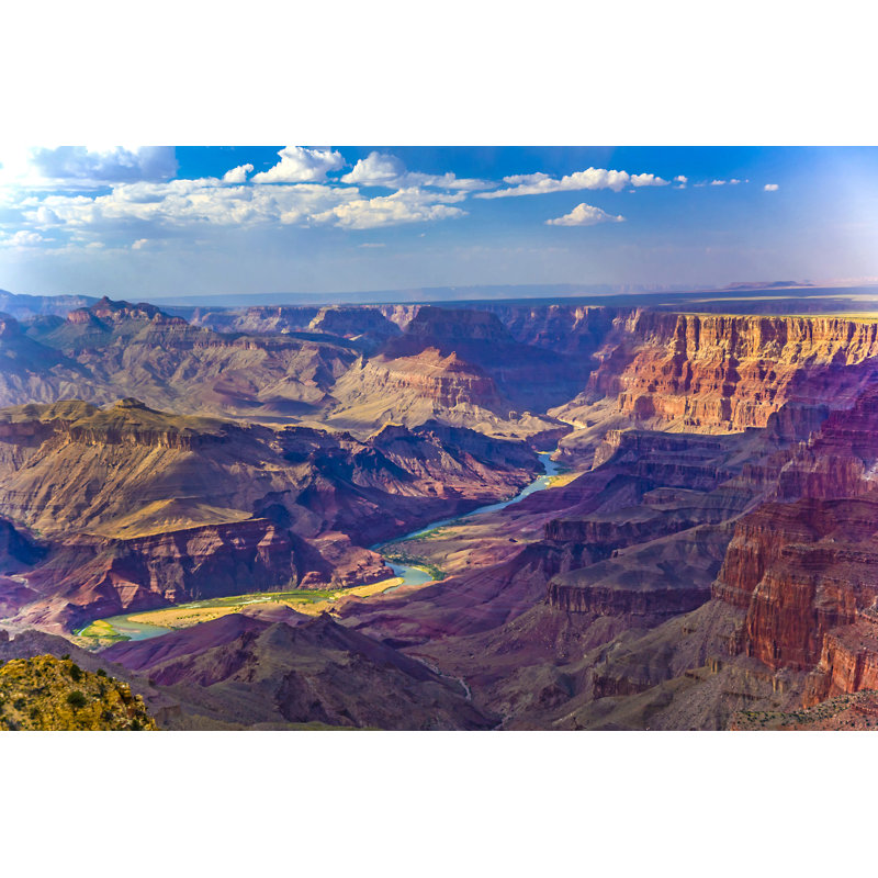 Grand Canyon At Sunrise by Meinzahn - Wrapped Canvas Print, 51cm H x 76cm W