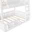 Lit superposé double au-dessus de grand lit double en bois massif avec panneau perforé et bibliothèque-1802978368-1802978374