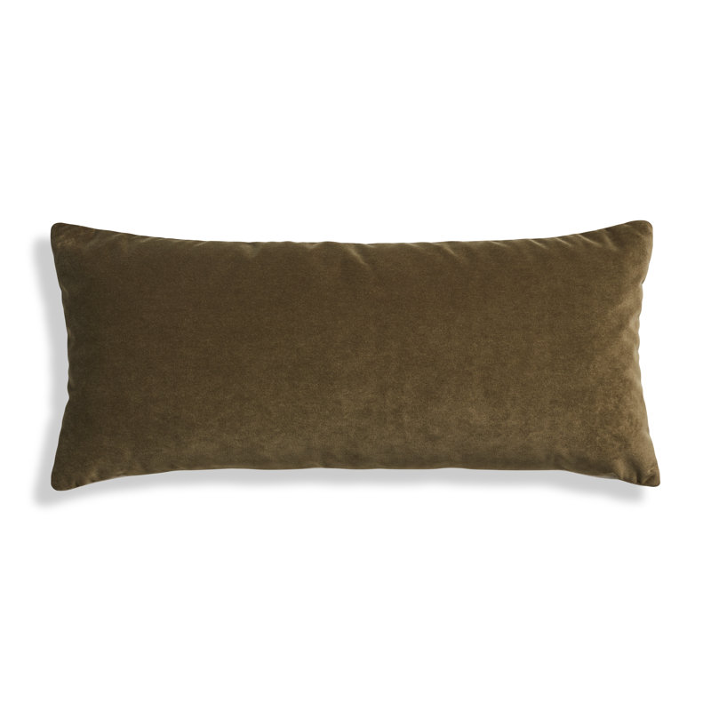 Signal Pillow Cover & Insert, Barto Olive, Rectangular, 13"H x 30"W