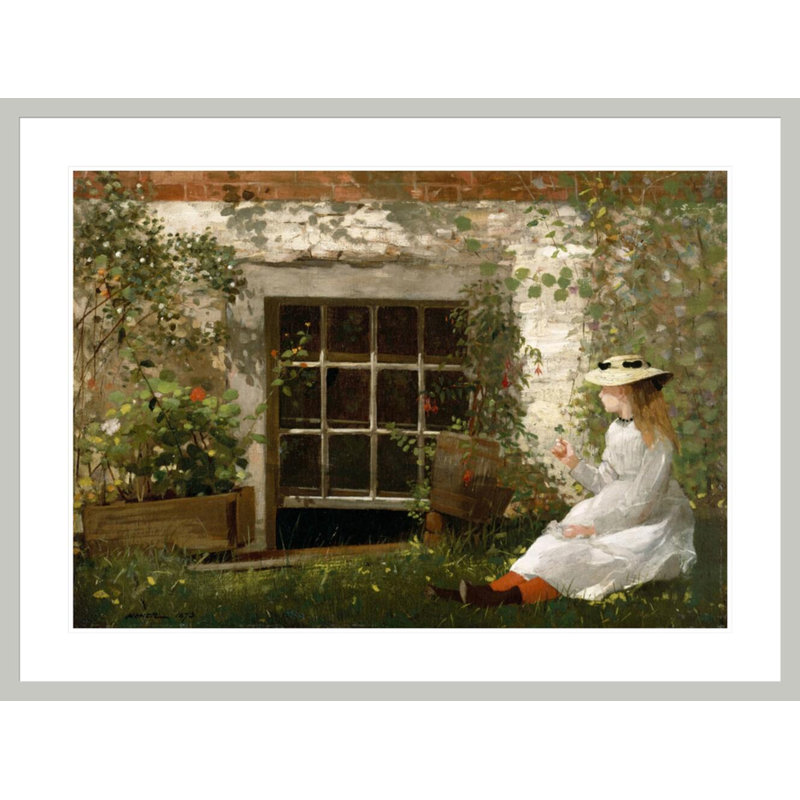 Le trèfle à quatre feuilles par Winslow Homer, impression giclée sur cadre, 31,26 po H x 41,5 po L