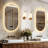 Oval Bathroom Mirror With Led Lights And Built-in Bluetooth Speaker, Time Temperature Display Unit - Smart Lighted Vanity Makeup Wall Mounted Mirrors - 3 Lights Setting Anti-fog Dimmable Ip56-1584060318