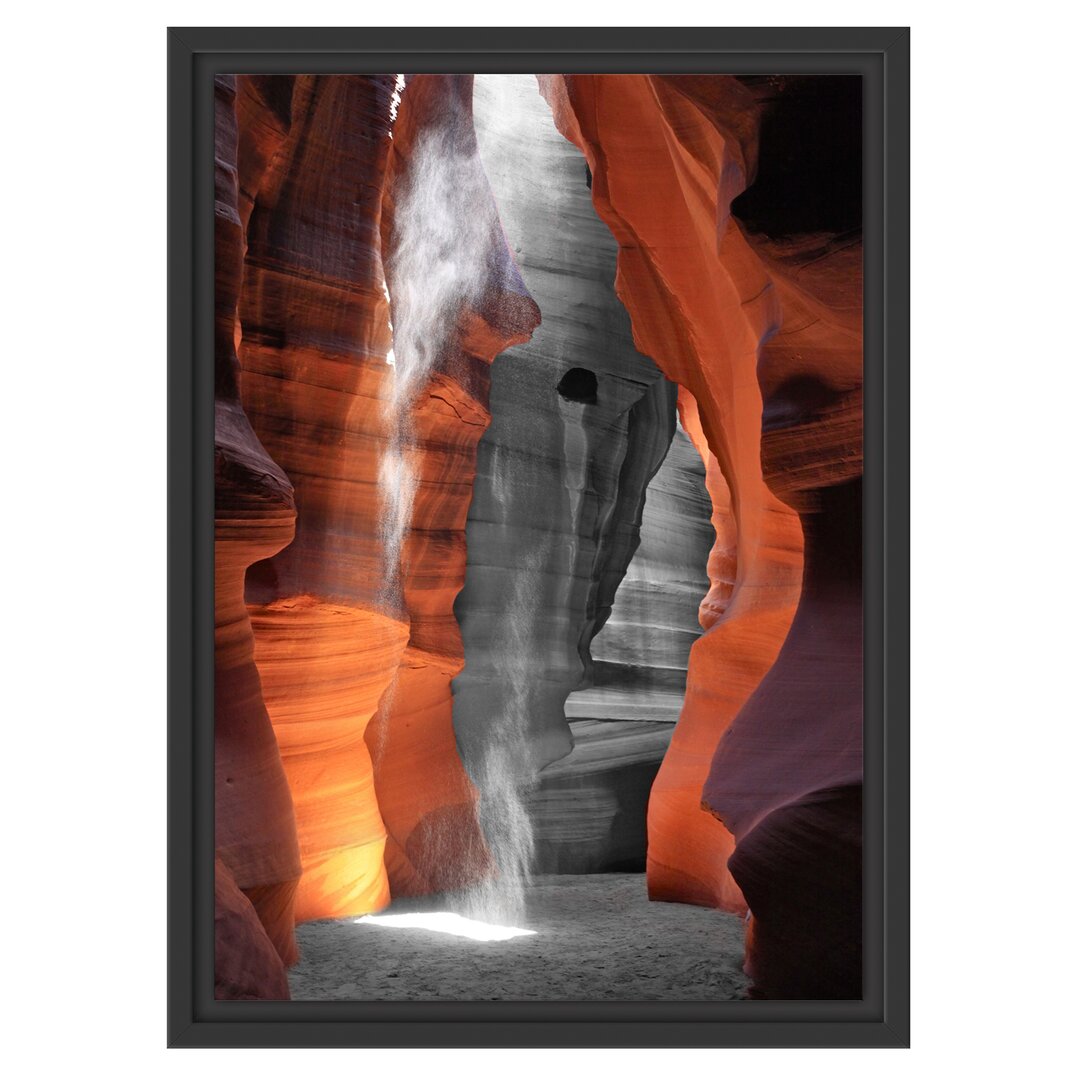 Gerahmtes Wandbild prächtiger Antelope Canyon