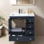 Ensemble de meuble-lavabo simple 32 po bleu