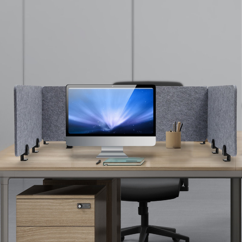 La chicane d'un bureau officiel, L 47,25 po, gris