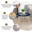 Ensemble de 2 tables gigognes Triangle Nesting