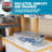 Rubbermaid Roughneck Clear Storage Containers, 31 Qt/7.75 Gal, 6 Pack