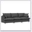 Canapé modulaire avec repose-pieds Chenille