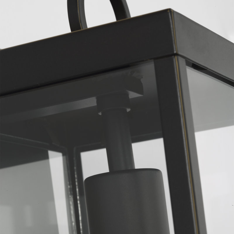 Howell Wall Lantern, Antique Bronze, 16.25" H x 7" W x 6.5" D