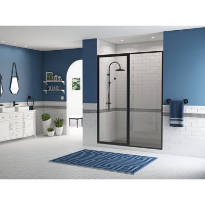 Porte de douche à charnière 48 po x 69 po Legend Series