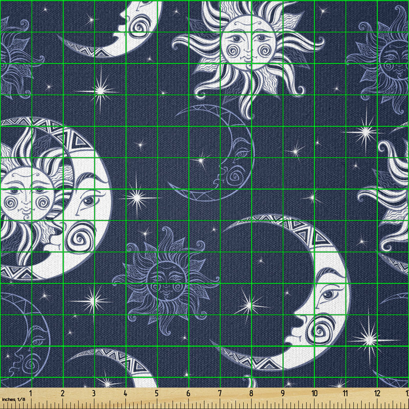 Dehosse Sky Elements Sun and Stars Multi-Purpose Fabric