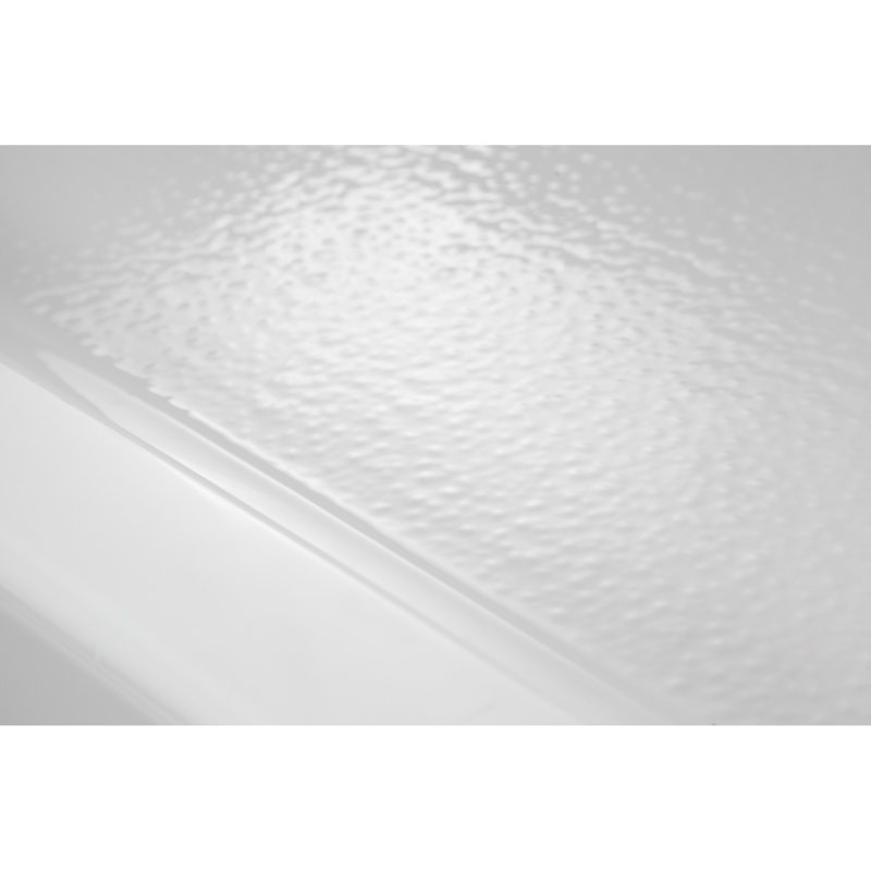Baignoire en alcôve 60 po x 32 po - Baignoire de trempage en acrylique avec tablier intégré, drain à gauche, installation à trois parois, baignoire de salle de bain moderne