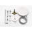Bathroom High Shower Head - 10" Stainless Steel With Handheld, 2 Way Balance Valve, Wall Mounted, Brushed Nickel Finish Mounted Up Kit Rain & Handheld Valve For Elegant Bathrooms-125519023