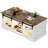Lift Top Led Coffee Table With Sliding Barn Door-1053633164