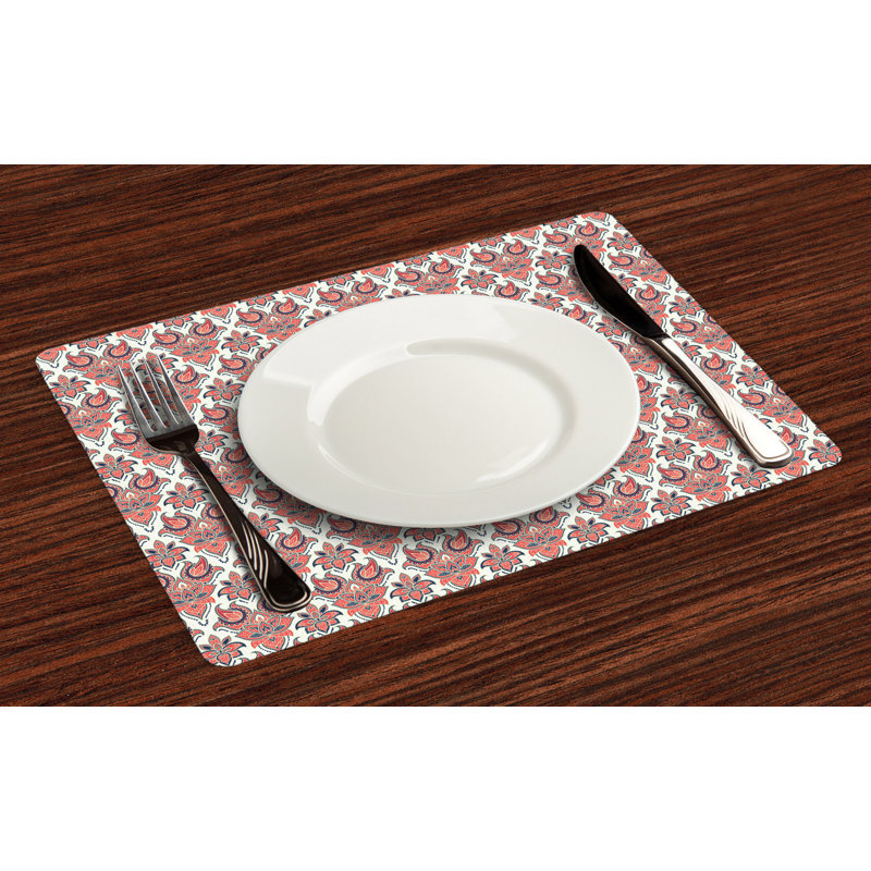 Polyester Abstract Rectangle Placemat