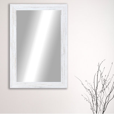 Levon Solid Wood Flat Wall Mirror