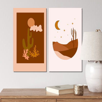 Tropical Boho Wildlife Decor IV - ensemble de 2 reproductions