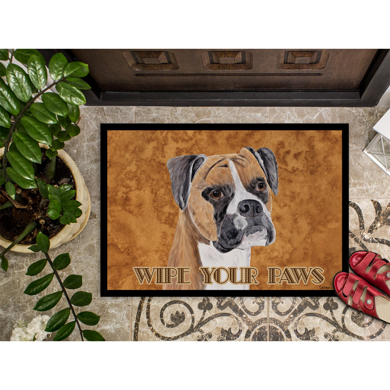 Tapis d'entrée / extérieur antidérapant Stoy, Rectangle 2 pi x 3 pi