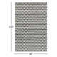 Addy Handmade Black, White Rug
