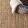 Tapis naturel en jute tissé à la main Pata