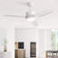 117CM 3-Blade Ceiling Fan with Lights, Remote Control-812991324-812991319