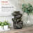 Weather Resistant Fountain with Lights-2128027363