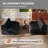 118" W 2-pieces Modular Sectional Sofa Upholstered Sofa For Living Room-307968350