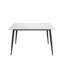 Luna Marble Effect 4 Seater Dining Set
