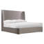 Puro Upholstered Wingback Bed