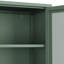 Armoire d'appoint moderne en acier 32 po avec 3 tablettes réglables Amelia-1280351435