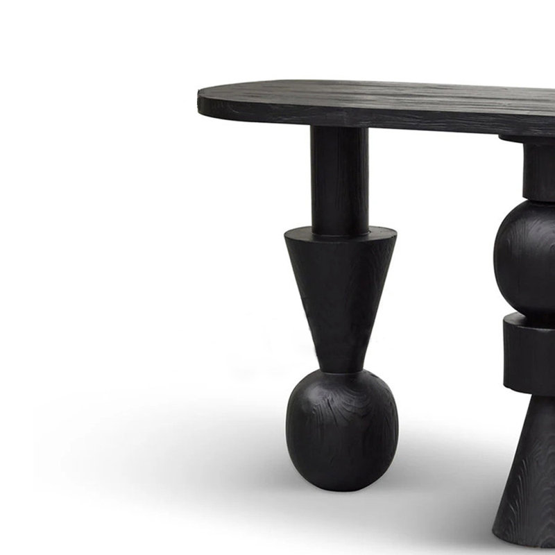 Console Mid-Century, H 31,5 po x l 70,9 po x P 13,8 po