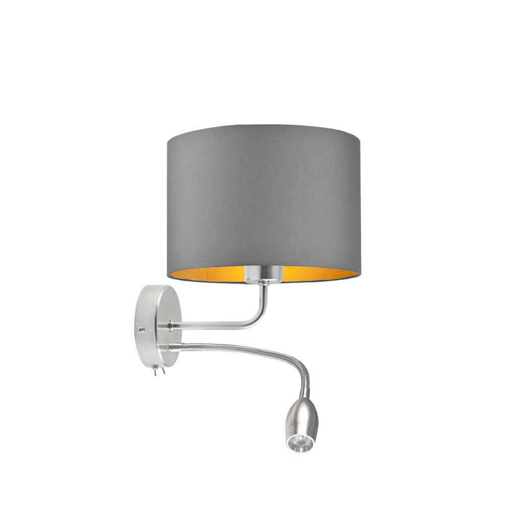 Sullins 1 - Light LED Silver Armed Sconce