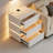 3-Drawer Smart Nightstand with LED  Light-1557774915