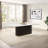 Rectangular Dining Table, Engineering Marble Top & Espresso