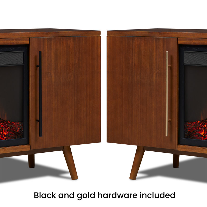 Morris 72'' Landscape Electric Fireplace TV Stand