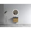 Meuble-lavabo mural 24 po avec lavabo, grand meuble-lavabo flottant mural pour salle de bain moderne, lavabo une pièce SANS drain, pré-assemblé-126271349-126271348