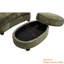Fauteuil d'appoint 40,2 po en chenille moderne, fauteuil de lecture confortable avec repose-pieds avec rangement-88701142