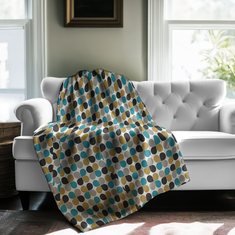 Blue Sherish - 1 pièce Sherpa Premium, Grand lit