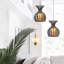 25cm H Round Pendant Shade in Clear