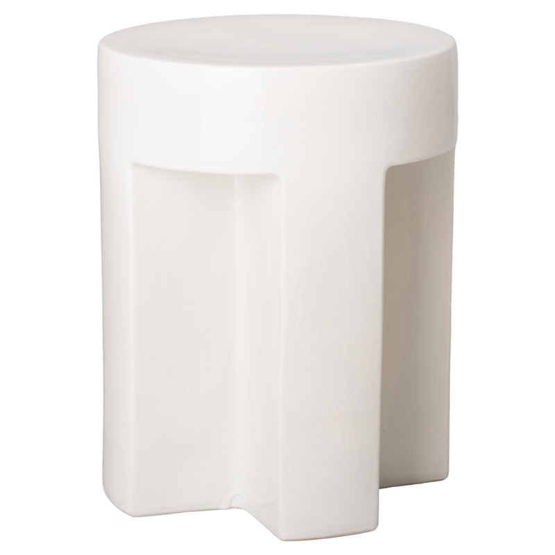 Tabouret de jardin en céramique Clesha