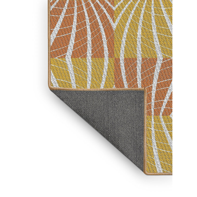 Tapis jaune Kohn, Rectangle 8 pi x 12 pi