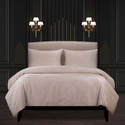 Rhythm and Rhyme Cream Luxury Single Duvet Cover